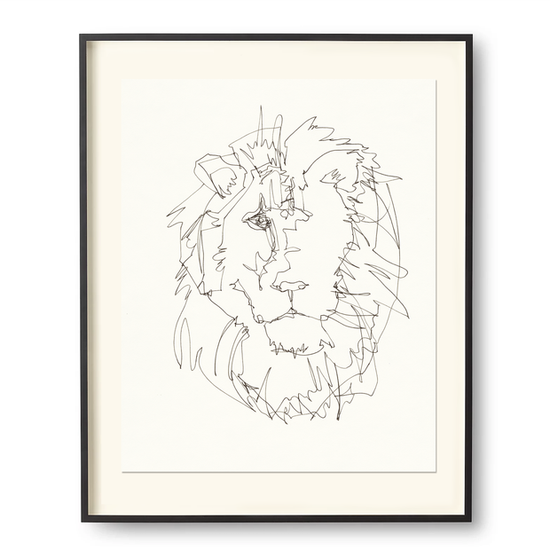 LION LINES Print - 12x16